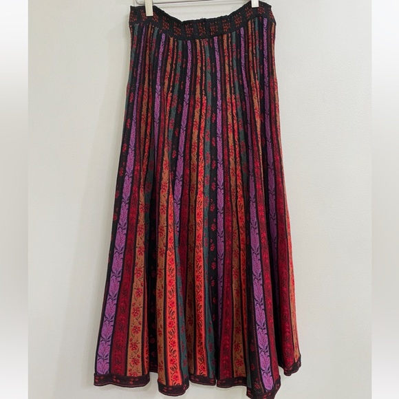 Anthropologie knit pleated midi skirt - Picture 5 of 8